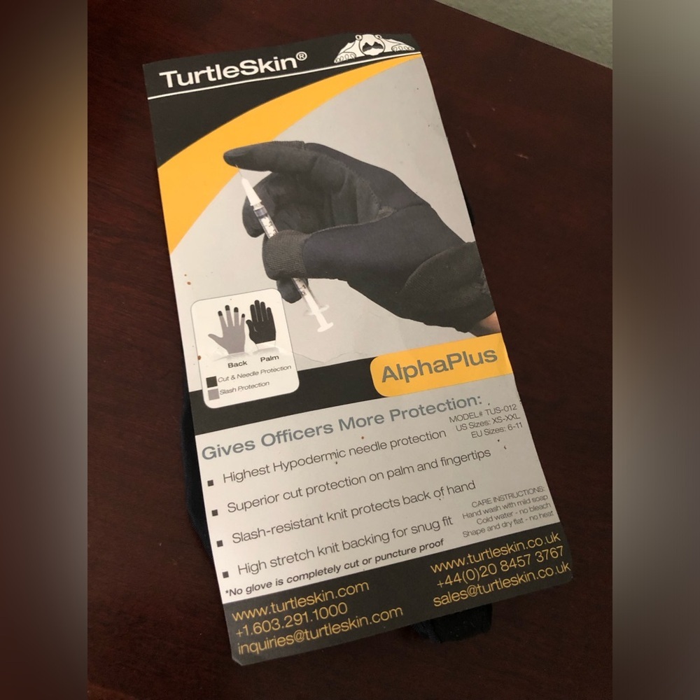 Turtleskin Alpha Plus Work Gloves - New In Package -Medium